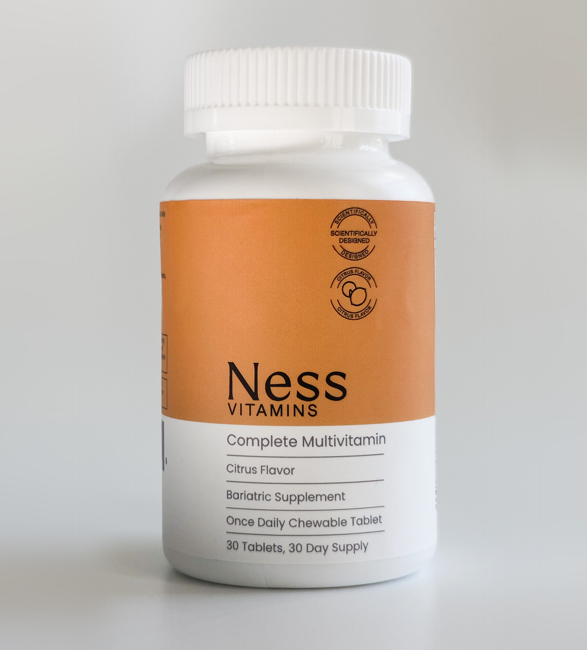 Ness Vitamins_Bariatric Multivitamin_Chewable Tablet_Citrus